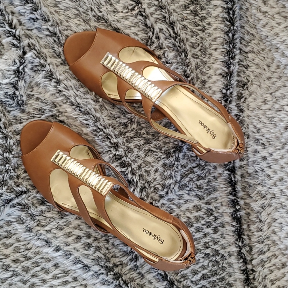 Women's Style & Co Peep Toe Heels